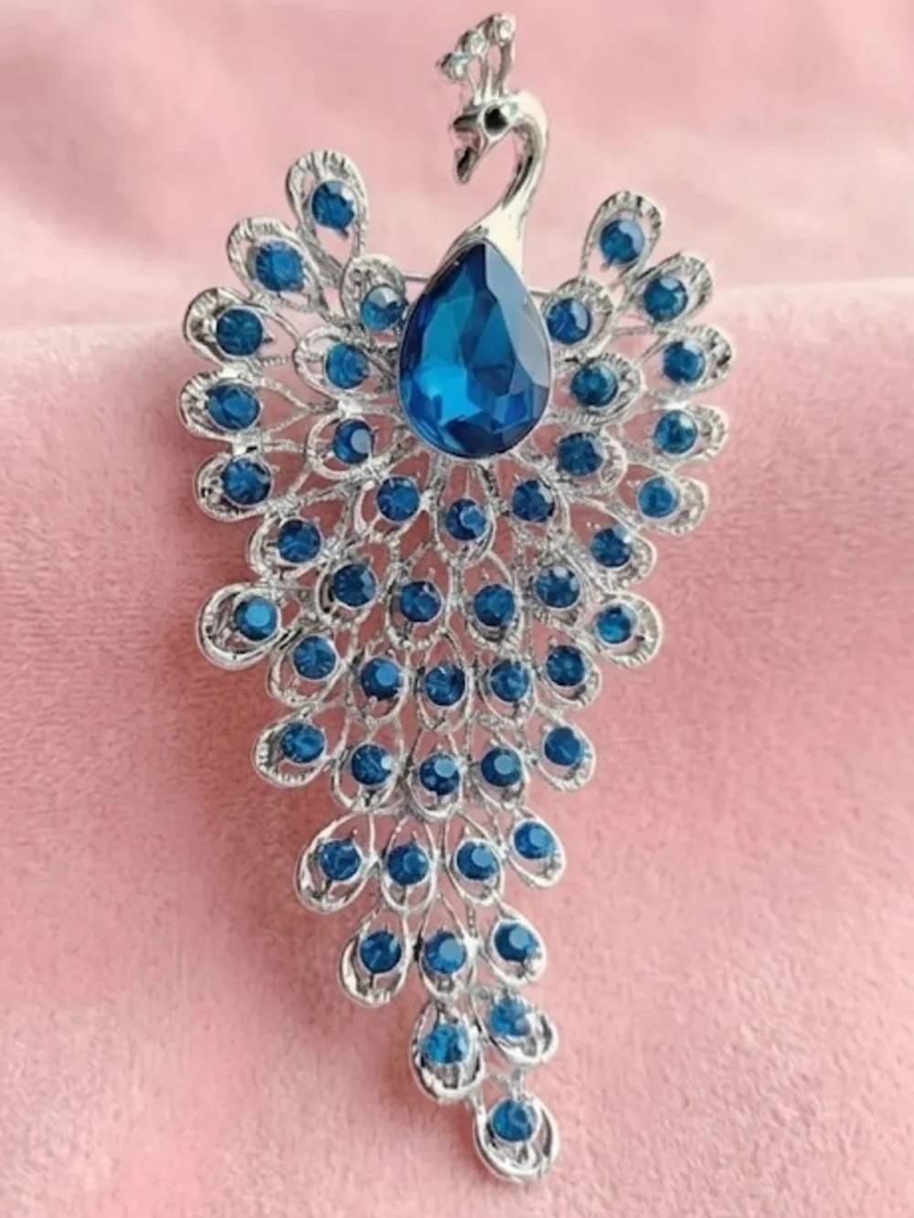 Peacock Brooch